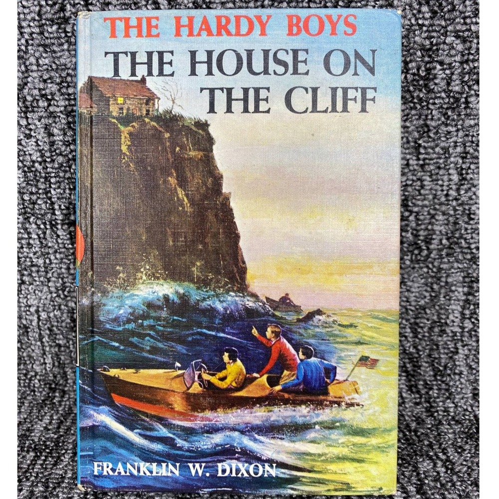 VTG Hardy Boys Book The House on the Cliff #2 Hardcover 1959 Grosset Dunlap